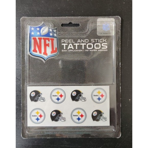 NFL Accessories Pittsburgh Steelers 8pack Waterless Temporary
